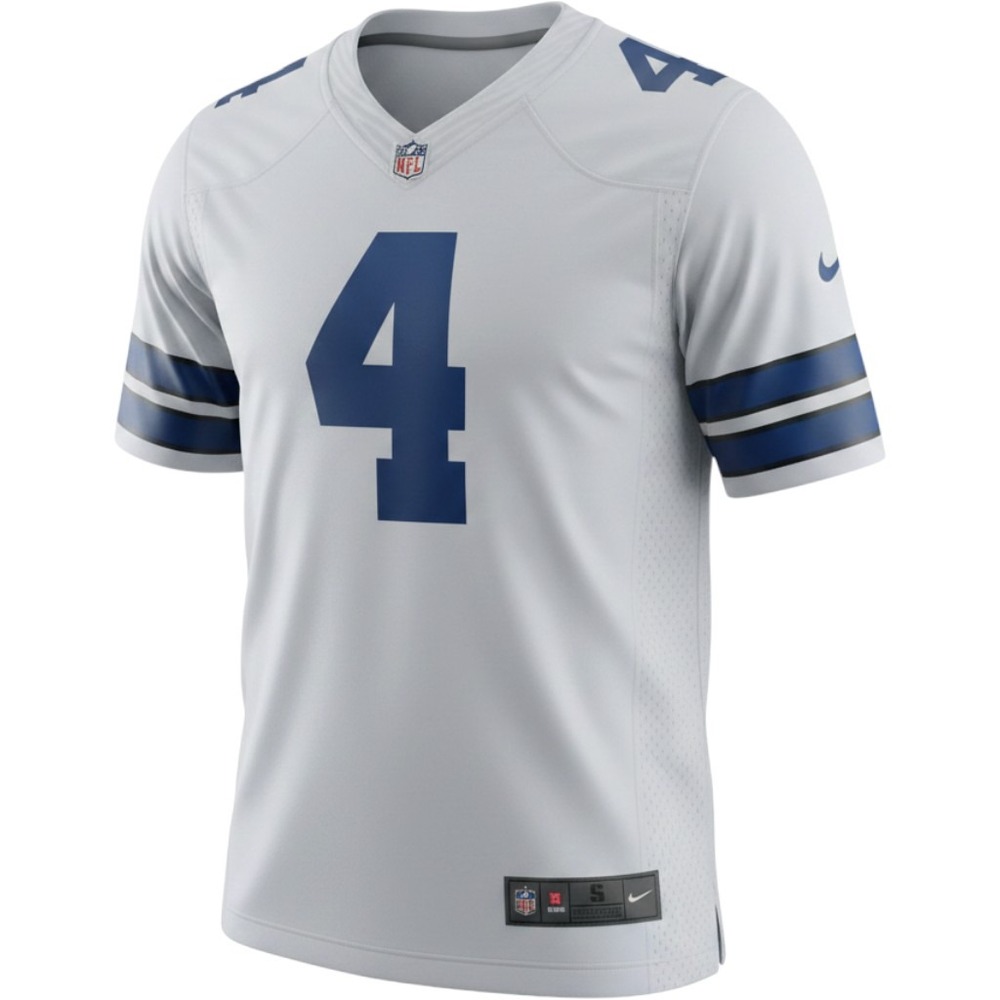 Nike Dallas‎ Cowboys Dak Prescott 4 Game Jersey Mens Small White NFL Football
